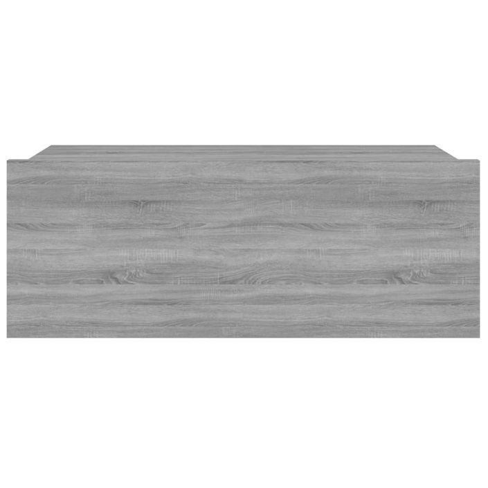 Table de chevet flottante Sonoma gris 40x30x15 cm - Photo n°6