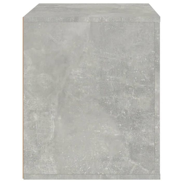 Table de chevet Gris béton 50x39x47 cm - Photo n°7