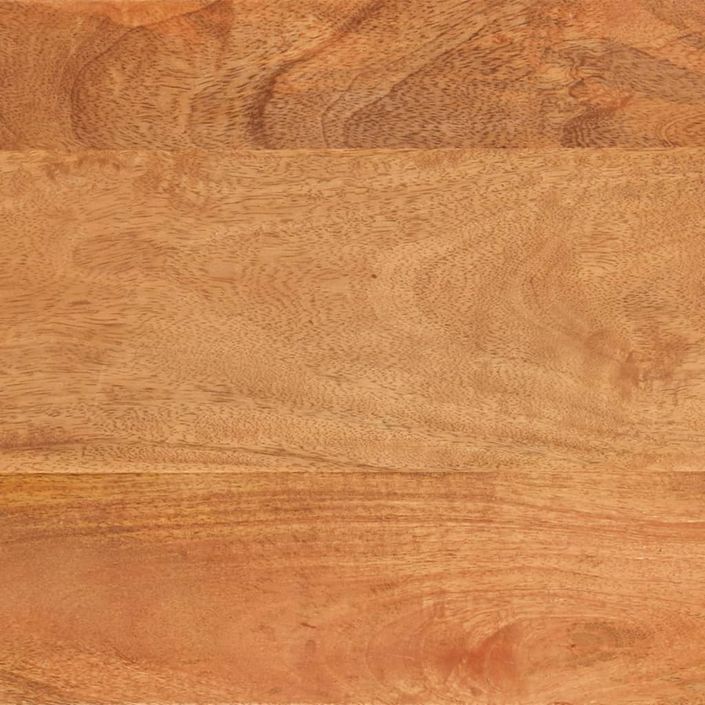 Table de chevet marron et noir 50x33x60 cm bois manguier solide - Photo n°11