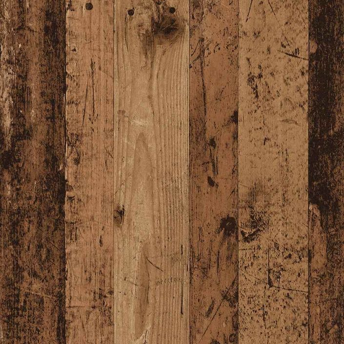 Table de chevet murale vieux bois 45x26x28,5 cm - Photo n°10