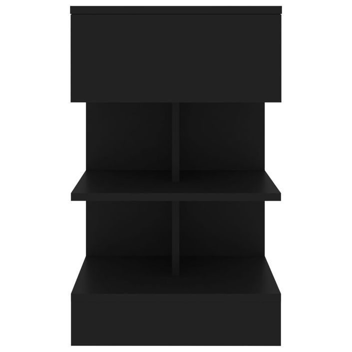 Table de chevet Noir 40x35x65 cm - Photo n°5