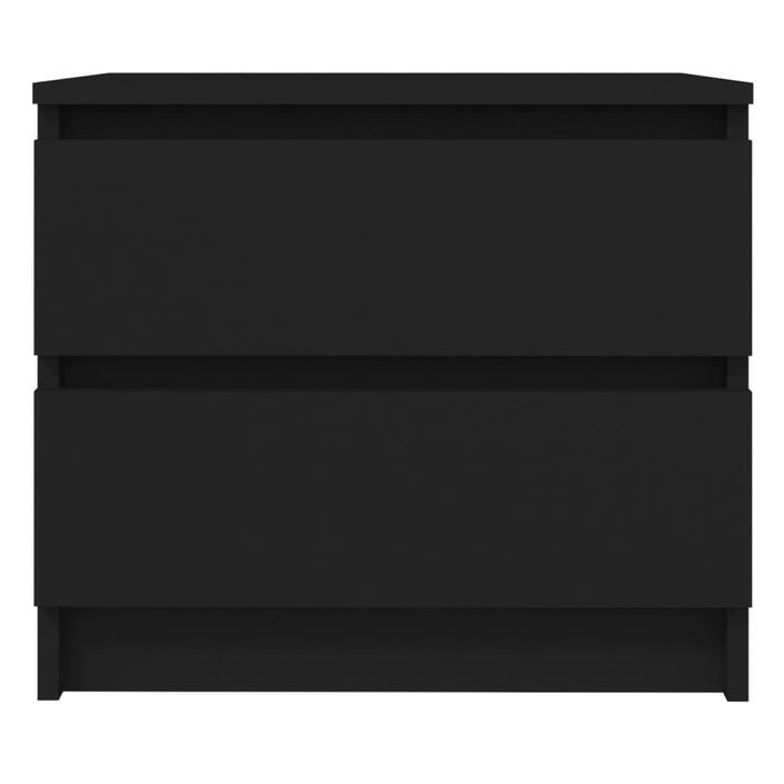 Table de chevet Noir 50x39x43,5 cm - Photo n°3