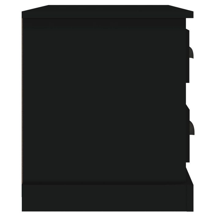 Table de chevet noir 60x39x45 cm - Photo n°8