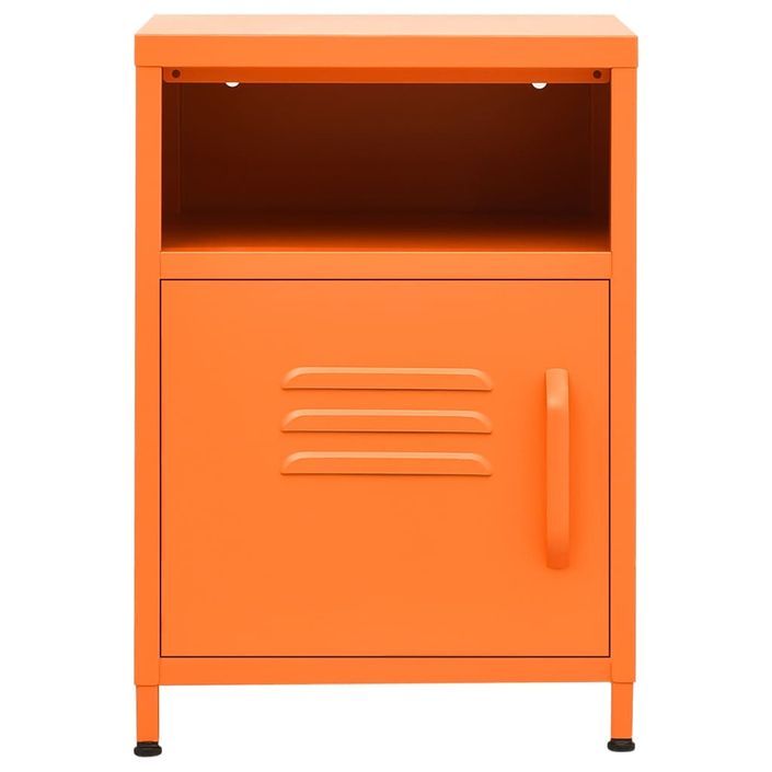 Table de chevet Orange 35x35x51 cm Acier - Photo n°3