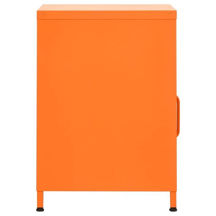 Table de chevet Orange 35x35x51 cm Acier - Photo n°4