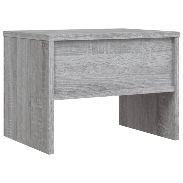 Table de chevet Sonoma gris 40x30x30 cm Bois d'ingénierie - Photo n°6