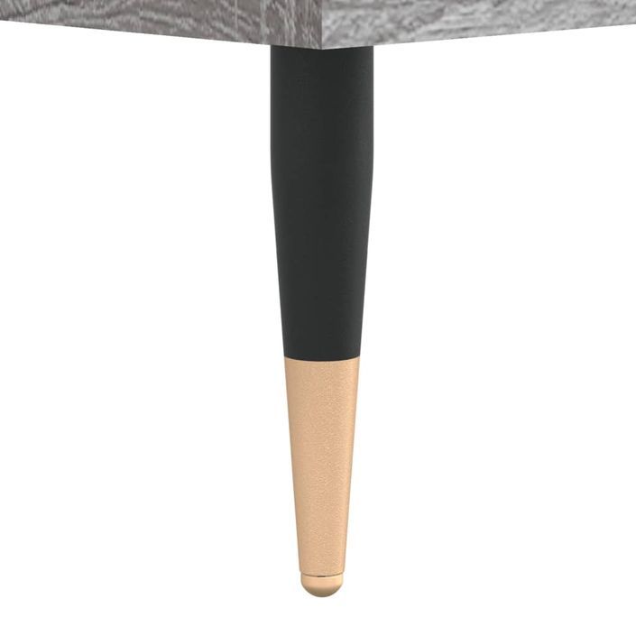 Table de chevet sonoma gris 40x30x50 cm bois d'ingénierie - Photo n°7