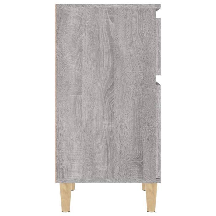 Table de chevet sonoma gris 40x35x70 cm - Photo n°7