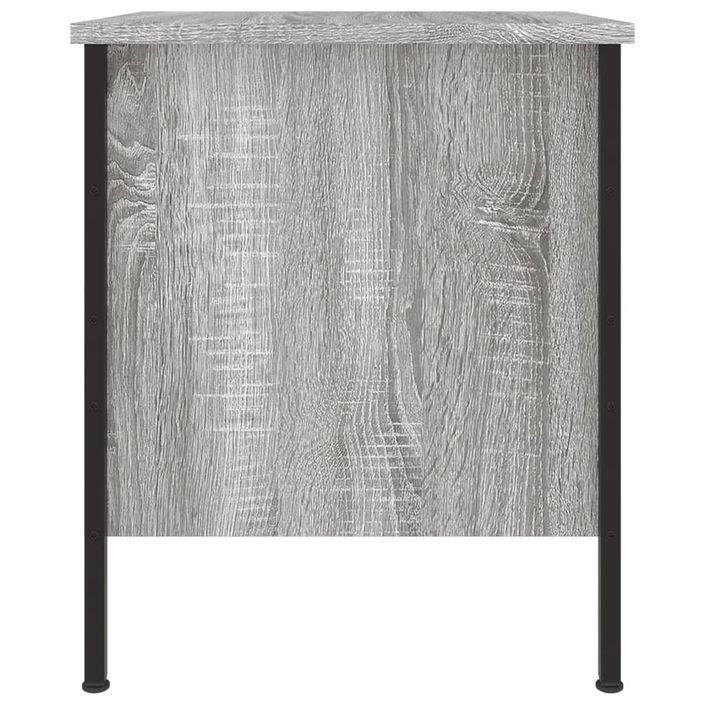 Table de chevet sonoma gris 40x42x50 cm bois d'ingénierie - Photo n°7