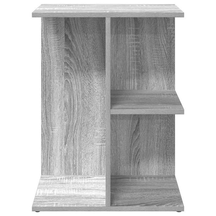 Table de chevet sonoma gris 46,5x29x61 cm bois d'ingénierie - Photo n°4