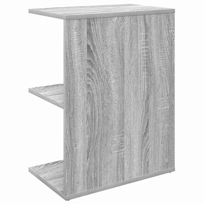 Table de chevet sonoma gris 46,5x29x61 cm bois d'ingénierie - Photo n°6