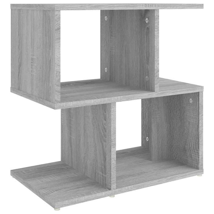 Table de chevet Sonoma gris 50x30x51,5 cm Bois d'ingénierie - Photo n°2