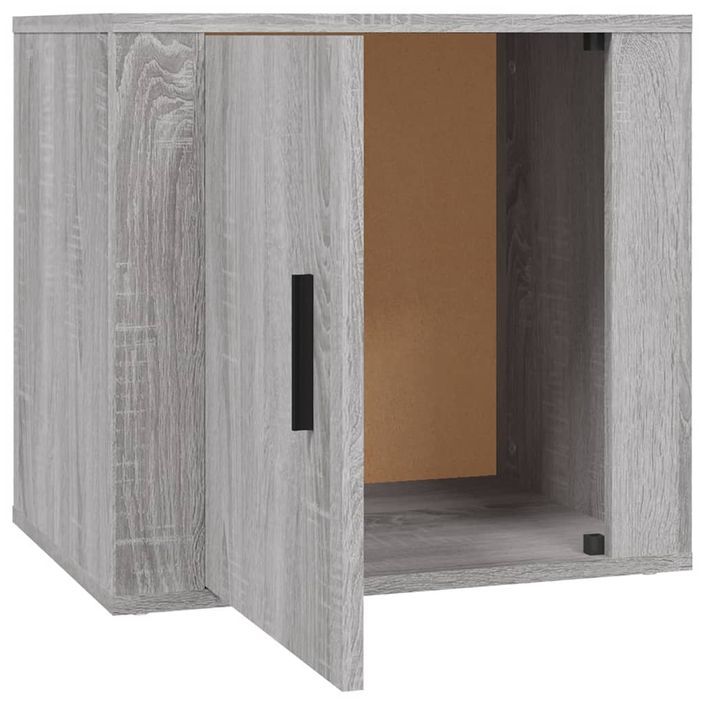 Table de chevet Sonoma gris 50x39x47 cm - Photo n°7