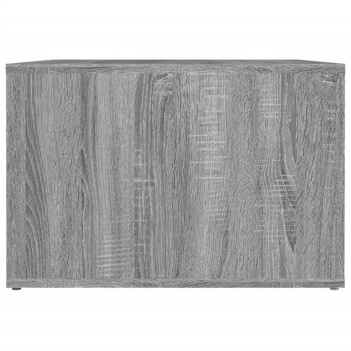 Table de chevet Sonoma gris 57x55x36 cm Bois d'ingénierie - Photo n°6