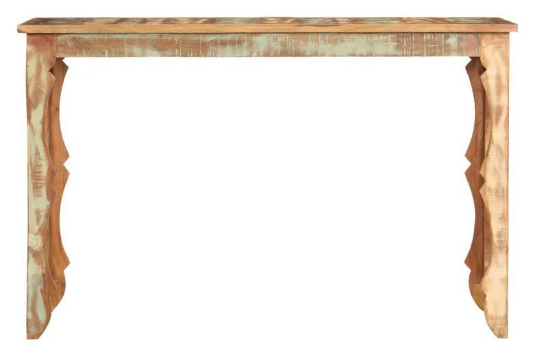 Table de cuisine bois de récupération massif Nocea 120 cm - Photo n°2