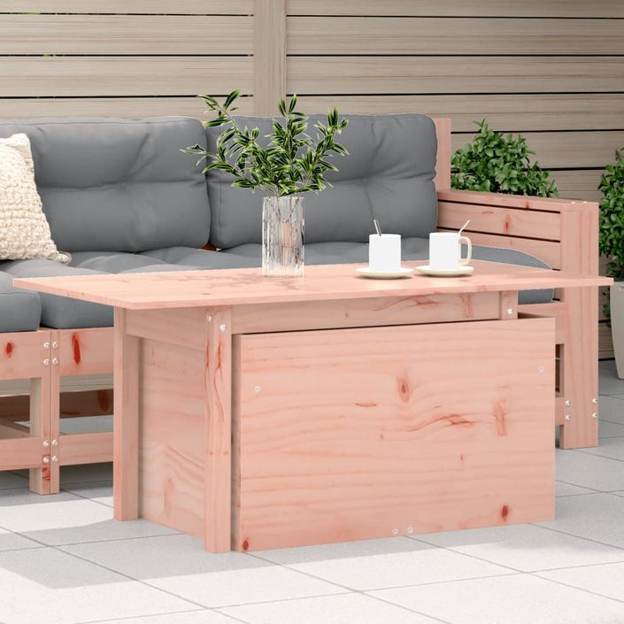 Table de jardin 100x50x75 cm bois massif de douglas - Photo n°2