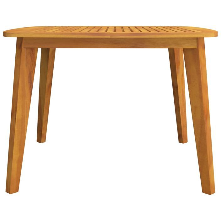 Table de jardin 110x110x75 cm Bois d'acacia solide - Photo n°4