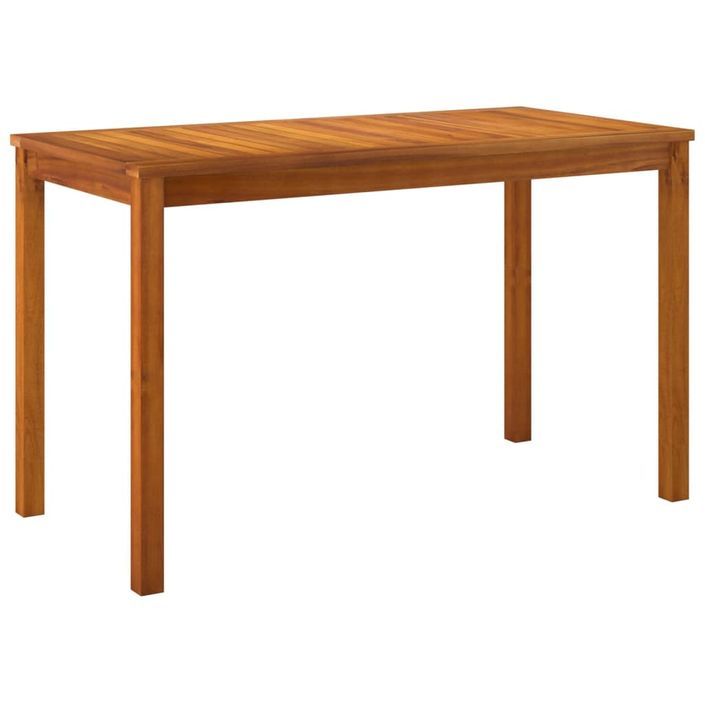 Table de jardin 110x55x67 cm Bois d'acacia solide - Photo n°1