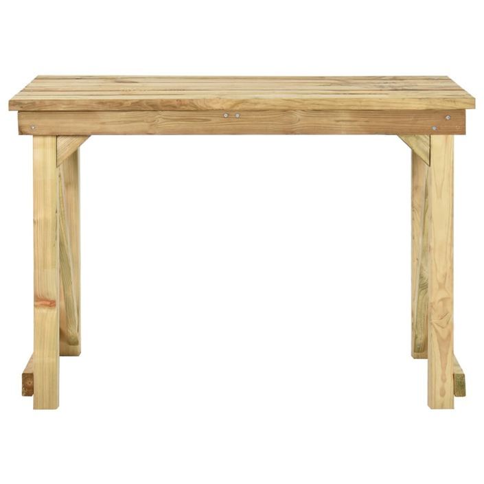 Table de jardin 110x79x75 cm Bois de pin imprégné - Photo n°3