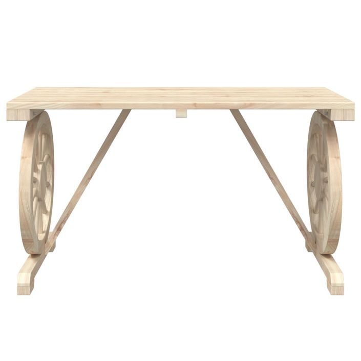 Table de jardin 115x55x65 cm bois de sapin massif - Photo n°4