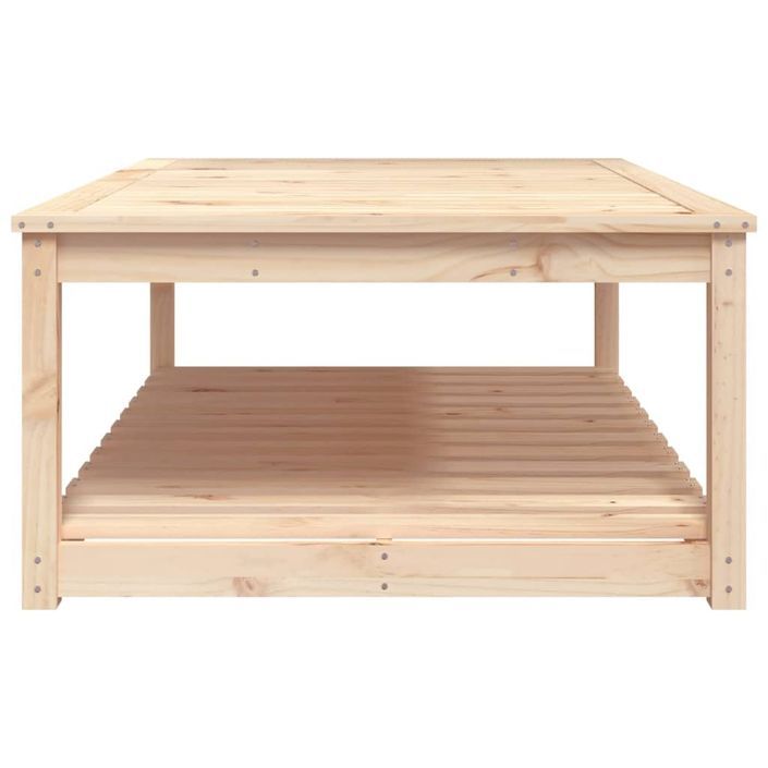 Table de jardin 121x82,5x45 cm bois massif de pin - Photo n°6