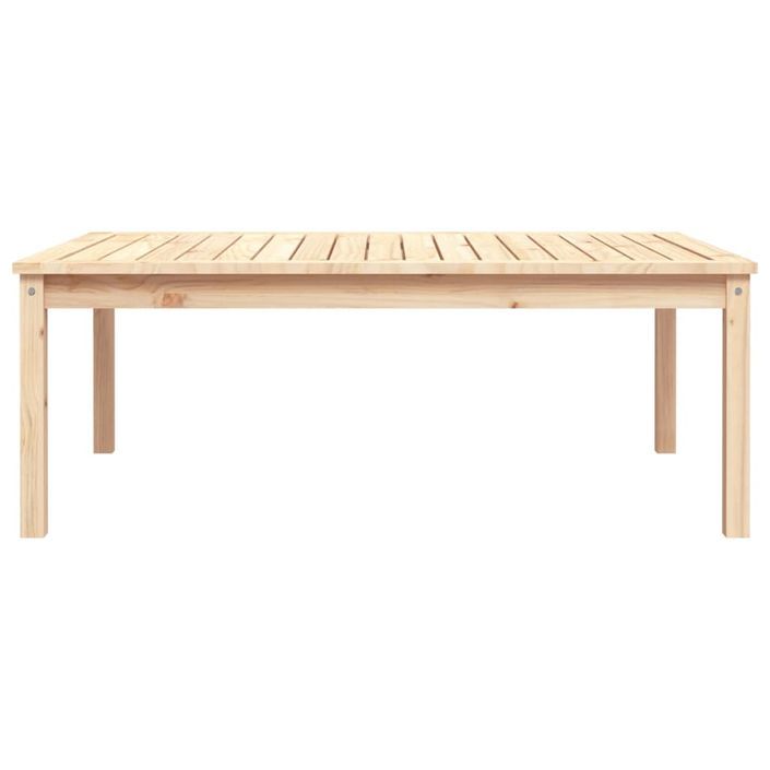 Table de jardin 121x82,5x45 cm bois massif de pin - Photo n°5