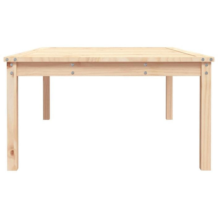 Table de jardin 121x82,5x45 cm bois massif de pin - Photo n°6