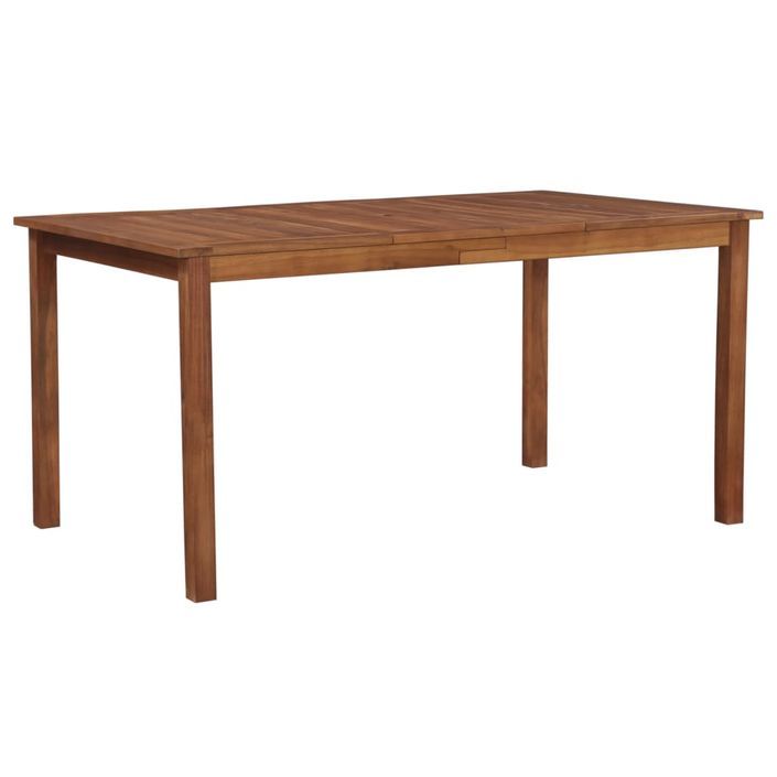 Table de jardin 150x90x74 cm Bois d'acacia massif - Photo n°1