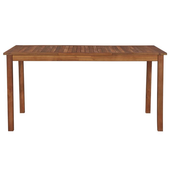 Table de jardin 150x90x74 cm Bois d'acacia massif - Photo n°2