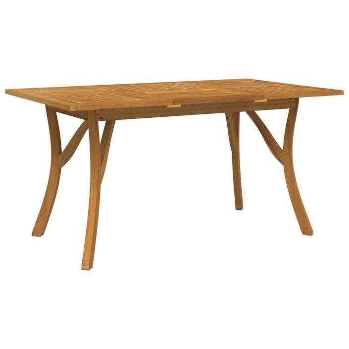 Table de jardin 150x90x75 cm Bois d'acacia solide - Photo n°1