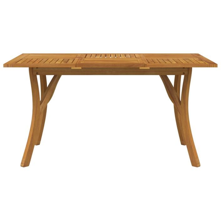 Table de jardin 150x90x75 cm Bois d'acacia solide - Photo n°3