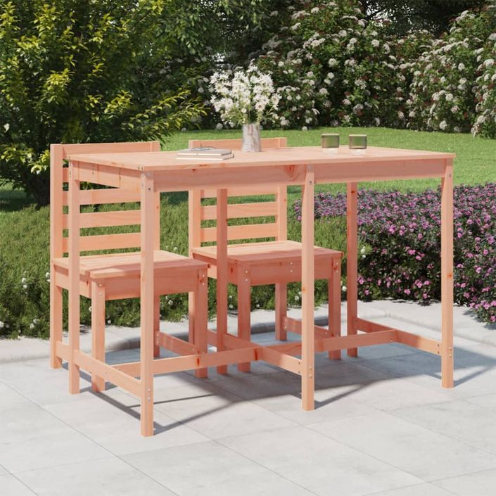 Table de jardin 159,5x82,5x110 cm bois massif de douglas - Photo n°2