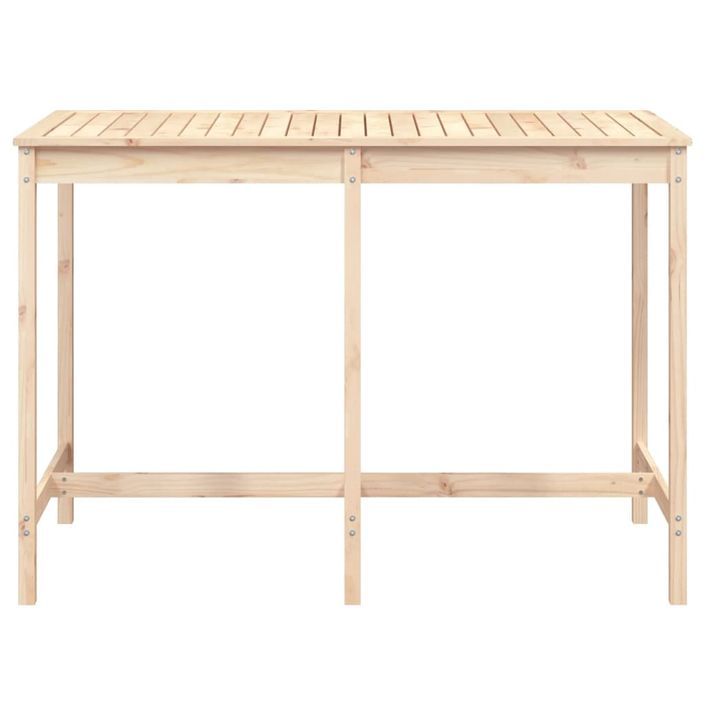 Table de jardin 159,5x82,5x110 cm bois massif de pin - Photo n°4