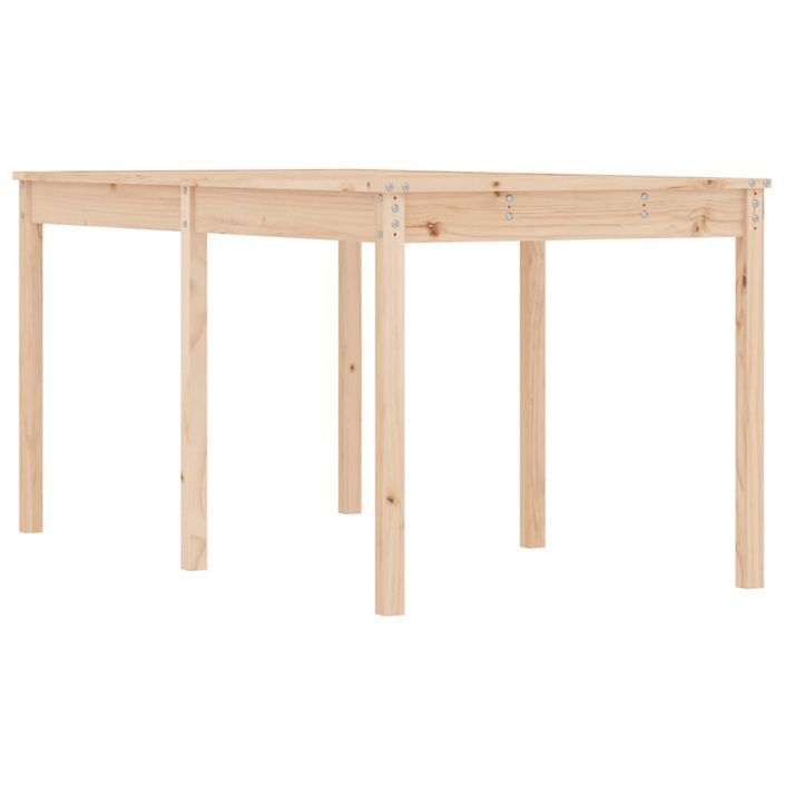 Table de jardin 159,5x82,5x76 cm bois massif de pin - Photo n°2