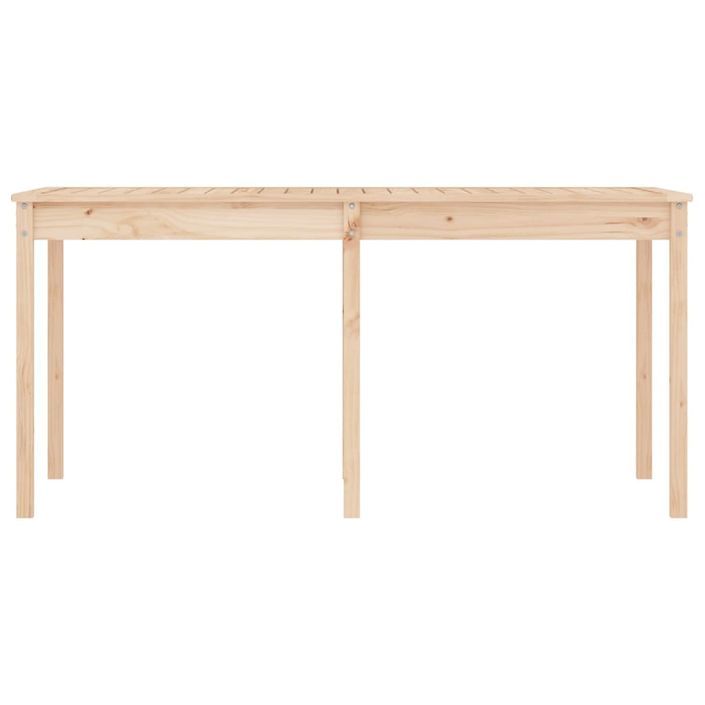 Table de jardin 159,5x82,5x76 cm bois massif de pin - Photo n°5