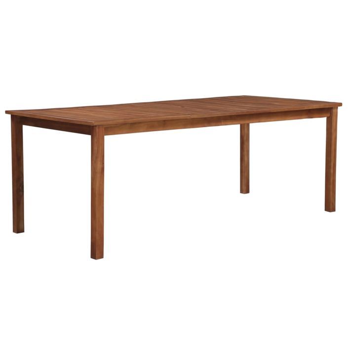 Table de jardin 200x100x74 cm Bois d'acacia massif - Photo n°1