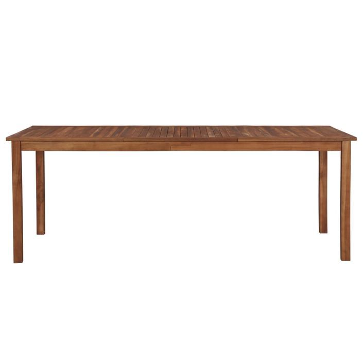 Table de jardin 200x100x74 cm Bois d'acacia massif - Photo n°2