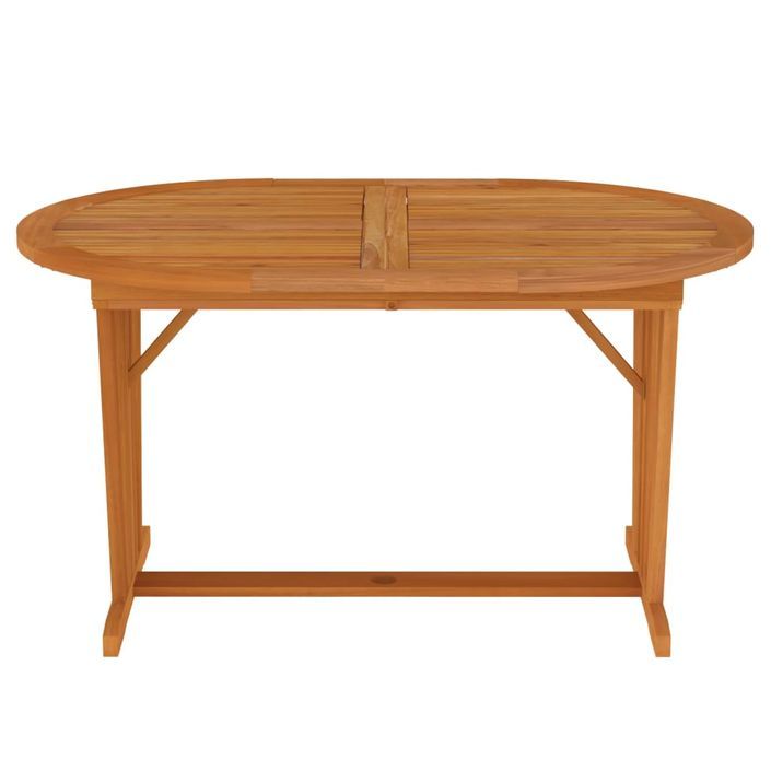 Table de jardin 200x100x75 cm Bois d'eucalyptus solide - Photo n°7