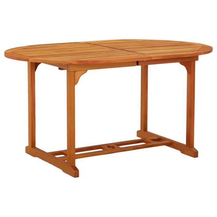 Table de jardin 200x100x75 cm Bois d'eucalyptus solide - Photo n°5