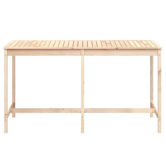 Table de jardin 203,5x90x110 cm bois massif de pin - Photo n°4