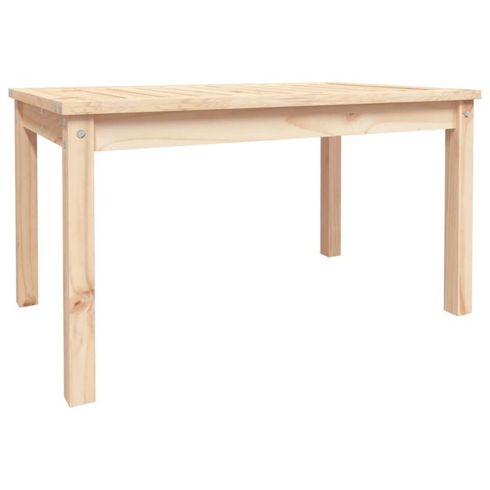 Table de jardin 82,5x50,5x45 cm bois massif de pin - Photo n°1