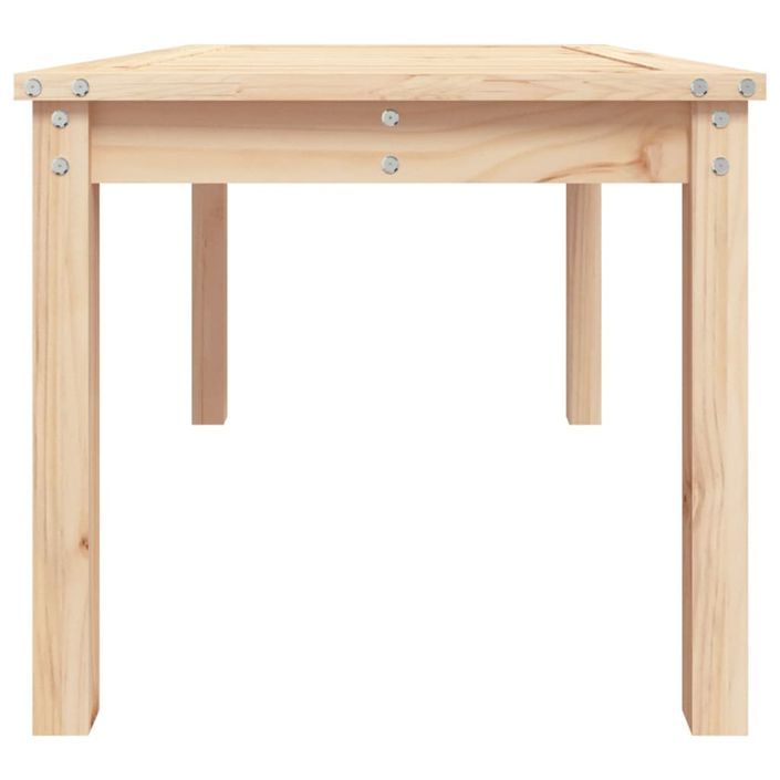 Table de jardin 82,5x50,5x45 cm bois massif de pin - Photo n°6