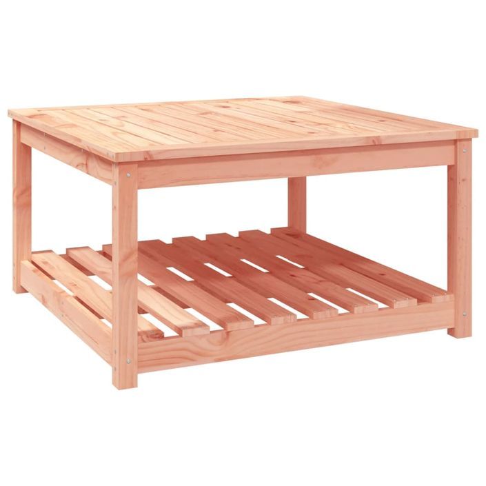 Table de jardin 82,5x82,5x45 cm bois massif de douglas - Photo n°1