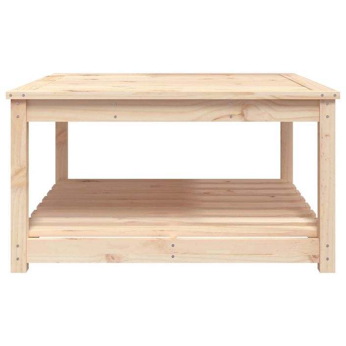 Table de jardin 82,5x82,5x45 cm bois massif de pin - Photo n°6