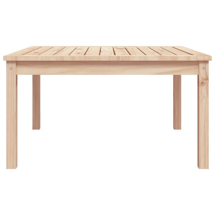 Table de jardin 82,5x82,5x45 cm bois massif de pin - Photo n°5