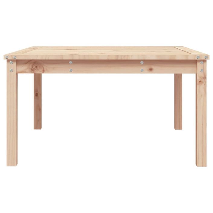 Table de jardin 82,5x82,5x45 cm bois massif de pin - Photo n°6