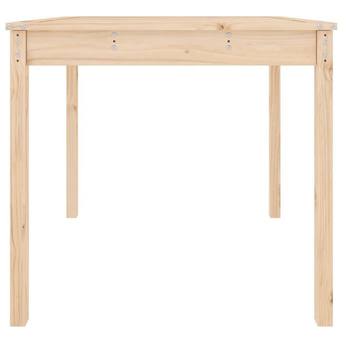 Table de jardin 82,5x82,5x76 cm bois massif de pin - Photo n°5