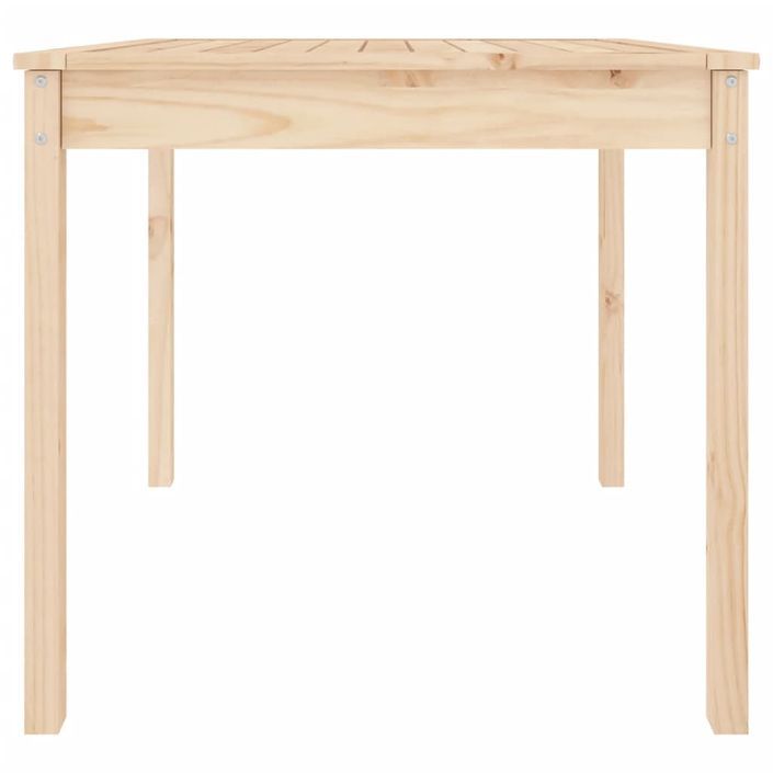 Table de jardin 82,5x82,5x76 cm bois massif de pin - Photo n°6