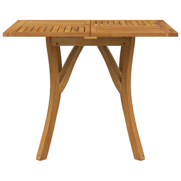 Table de jardin 85x85x75 cm Bois d'acacia solide - Photo n°3