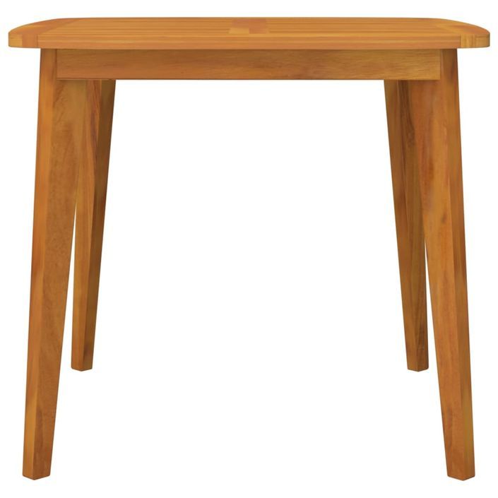 Table de jardin 85x85x75 cm Bois d'acacia solide - Photo n°3